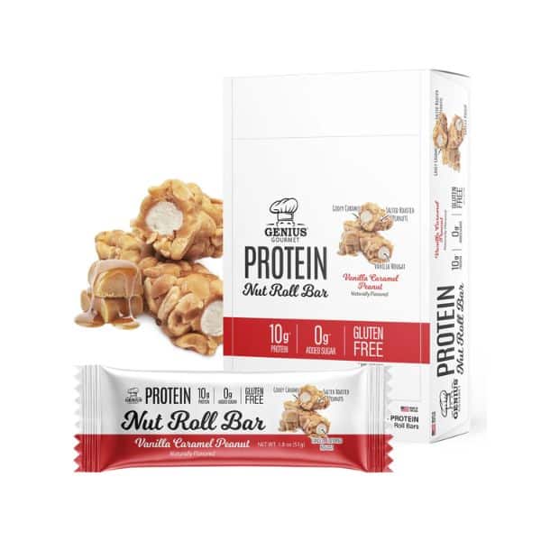 Genius Gourmet Protein Nut Roll - 12pk