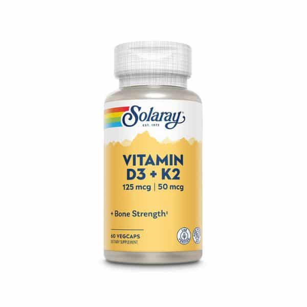 Solaray Vit D3 + K2 - 60ct