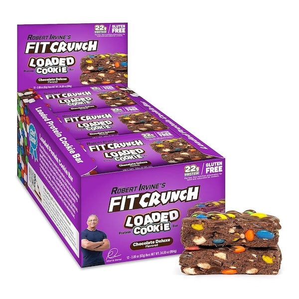 FitCrunch Loaded Protein Cookie Bar - 12pk