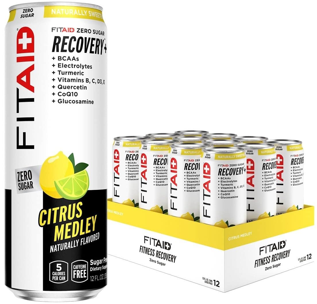 LIFEAID FITAID RECOVERY ZERO SUGAR RTD - 12pk