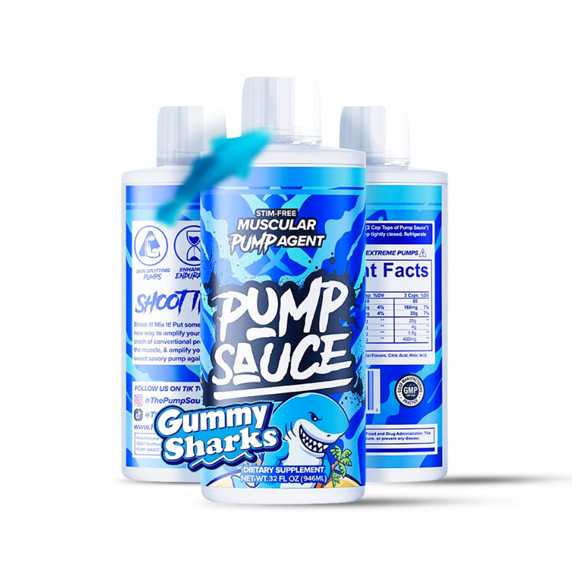 PUMP SAUCE™️ Liquid Glycerol Stim Free Pre-Workout 16/32 Servings