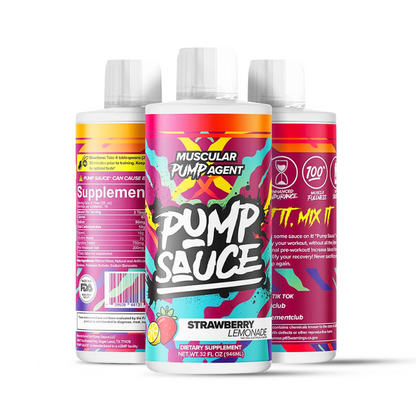 PUMP SAUCE™️ Liquid Glycerol Stim Free Pre-Workout 16/32 Servings