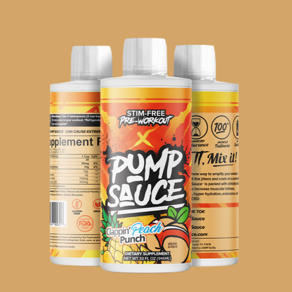 PUMP SAUCE™️ Liquid Glycerol Stim Free Pre-Workout 16/32 Servings