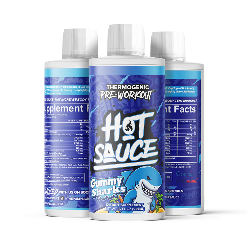 PUMP SAUCE™️Hot Sauce Thermogenic Pre-Workout 16/32 Servings