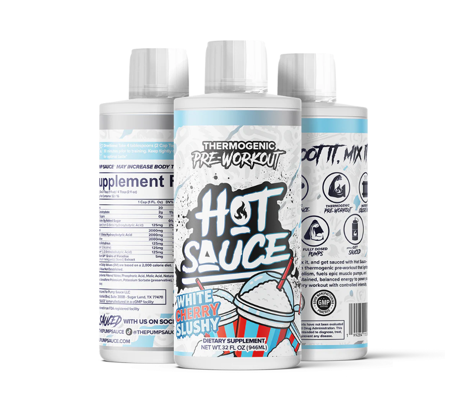 PUMP SAUCE™️Hot Sauce Thermogenic Pre-Workout 16/32 Servings