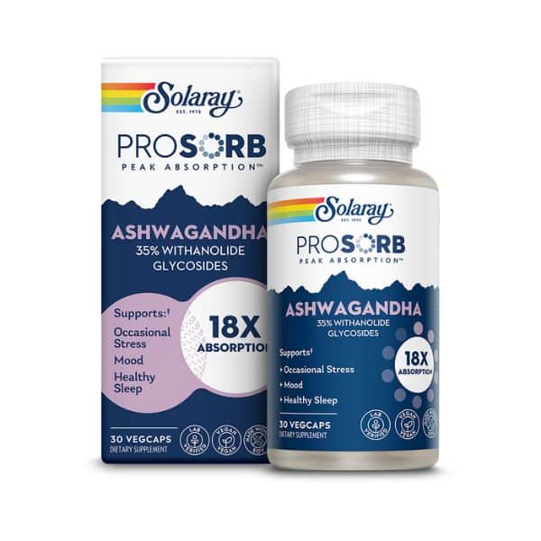 Solaray Prosorb Ashwaghanda - 30ct