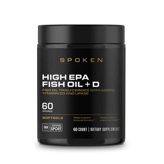 Spoken Nutrition High EPA Fish Oil +D  - 60serv