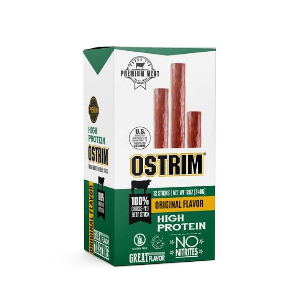 Ostrim Grass-fed Beef Sticks 1oz - 12pk