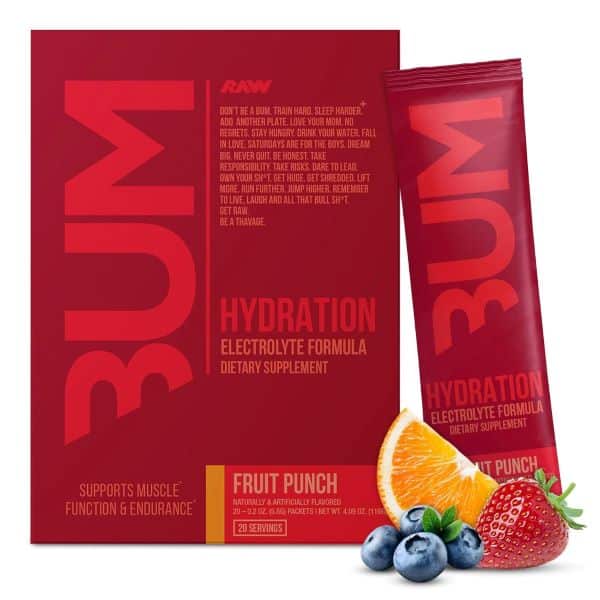 Raw Nutrition BUM Hydration Stick Packs - 20ct