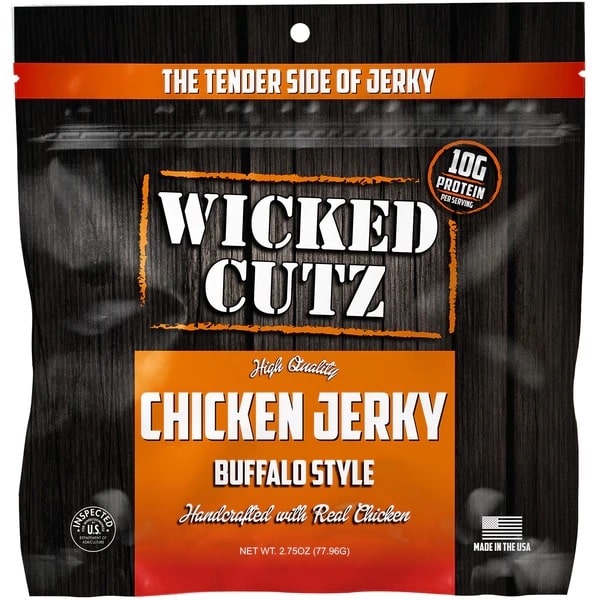 Wicked Cutz Chicken Jerky - 2.75oz 8pk