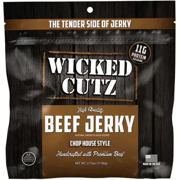 Wicked Cutz Beef Jerky - Chop House Style