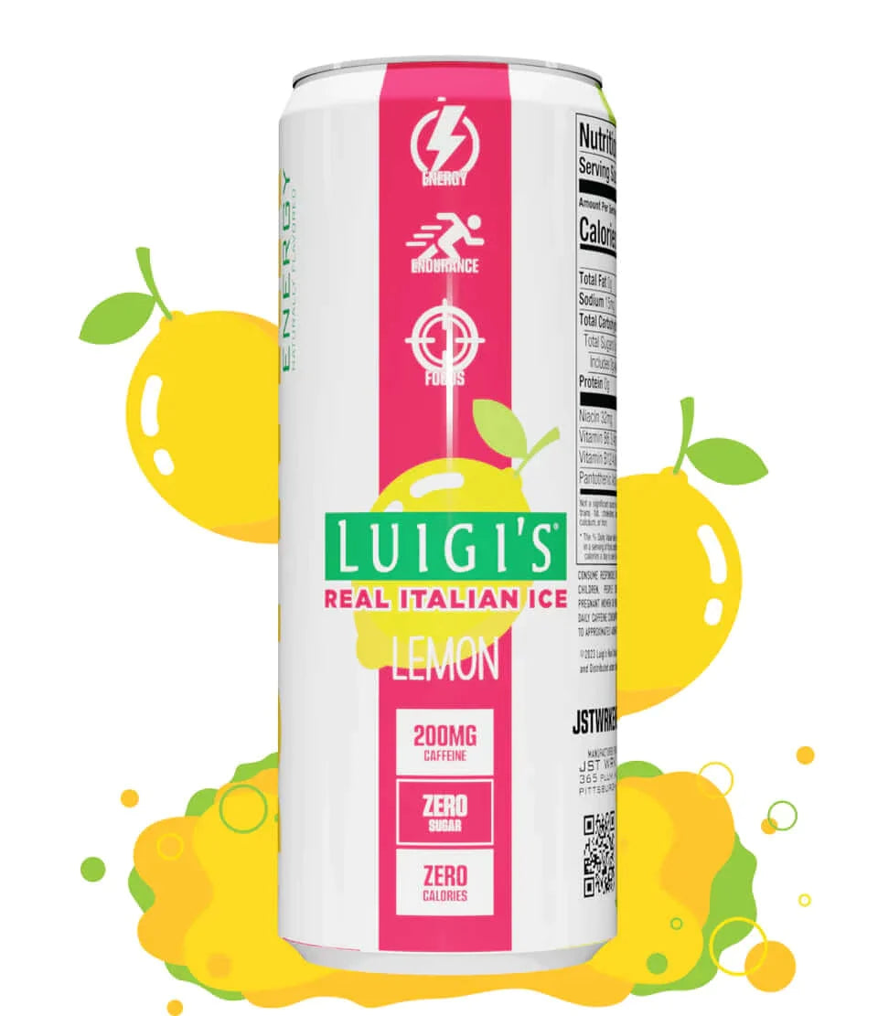 JST WRK Energy RTD - Luigi's Lemon Icee