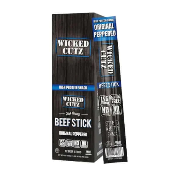 Wicked Cutz Beef Stick - Original Peppered