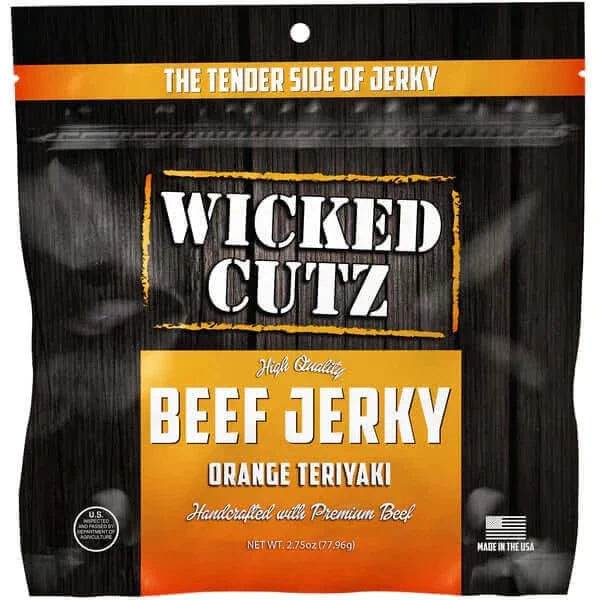 Wicked Cutz Beef Jerky - Orange Teriyaki