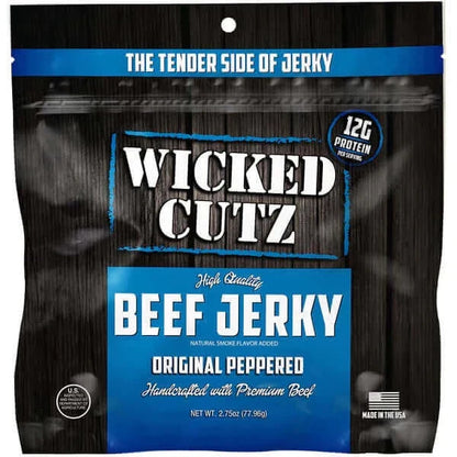 Wicked Cutz Beef Jerky - Original Peppered