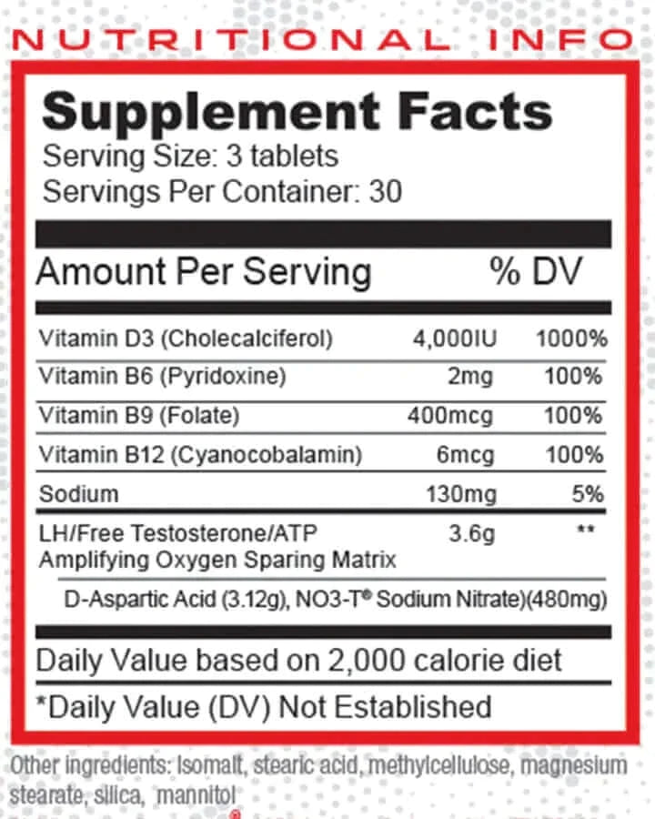 Purus Labs D-POL Tablets - Supp Facts