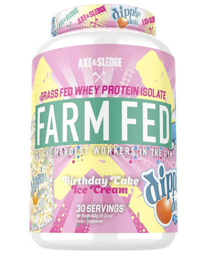 FARM FED Grass Fed Whey - Dippin' Dots Birthday Cake