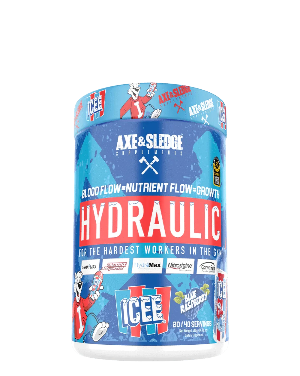 HYDRAULIC - NON-STIM PRE-WORKOUT - ICEE BR